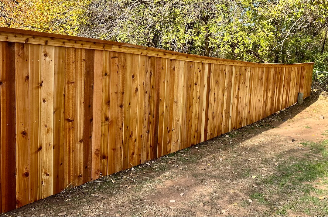 Elegant Western Red Cedar Fence completed in Yukon