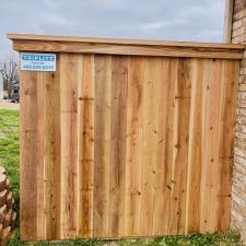 Gorgeous-strong-perfect-Cedar-fence-complete-with-captrim-completed-in-Tuttle-OK 3