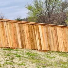 Gorgeous-strong-perfect-Cedar-fence-complete-with-captrim-completed-in-Tuttle-OK 0