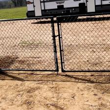 Large-Black-Chain-Link-Fence-installation-on-a-beautiful-country-property-in-Lindsay 2