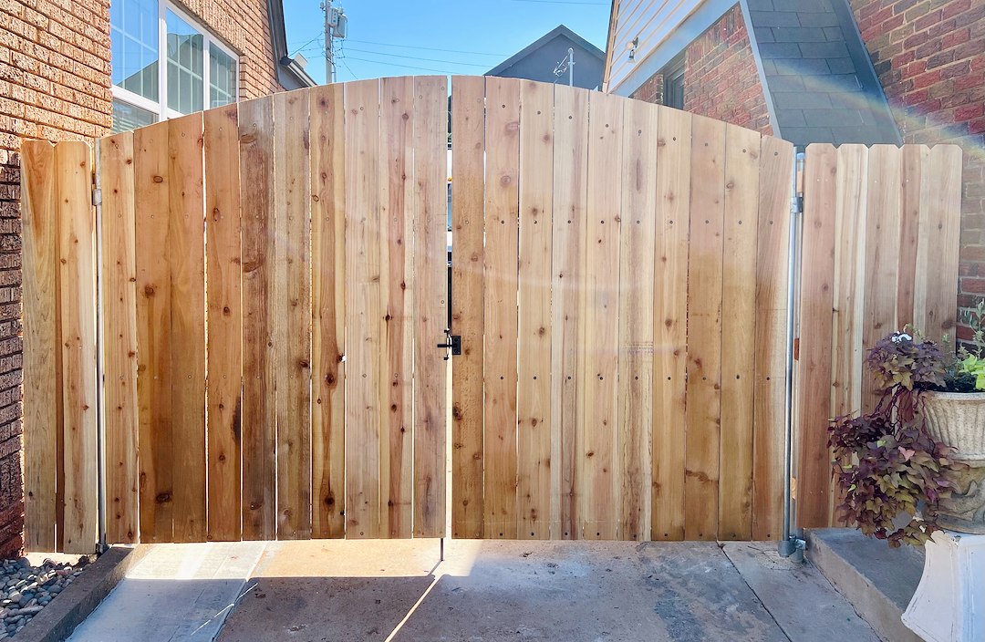 Lovely Custom Gate job completed in Oklahoma City!