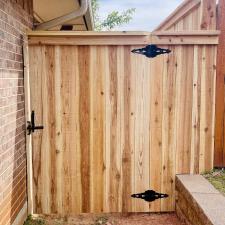 Neighboring-Midwest-City-homes-add-beautiful-Cedar-cap-trim-fences-to-their-yards 1