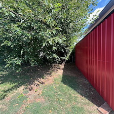 Ravishing-Red-Sheet-Metal-Fence-completed-in-OKC 4